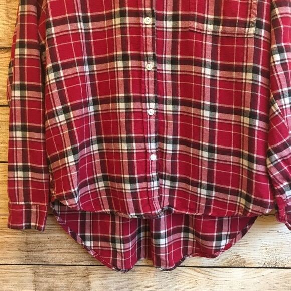 WRANGLER WRANCHER FLANNEL SHIRT IN RED PLAID - Picture 3 of 6